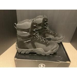 New! Mens Free Soldier Black Waterproof Tactical Boots. Size 10. Nice Boots!